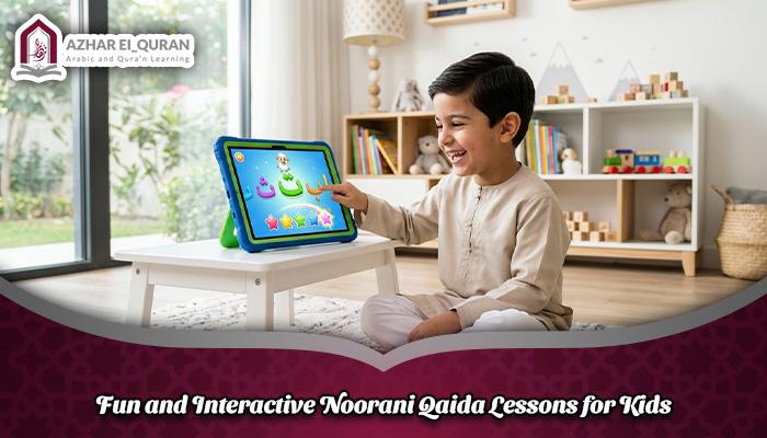 Fun and Interactive Noorani Qaida Lessons for Kids